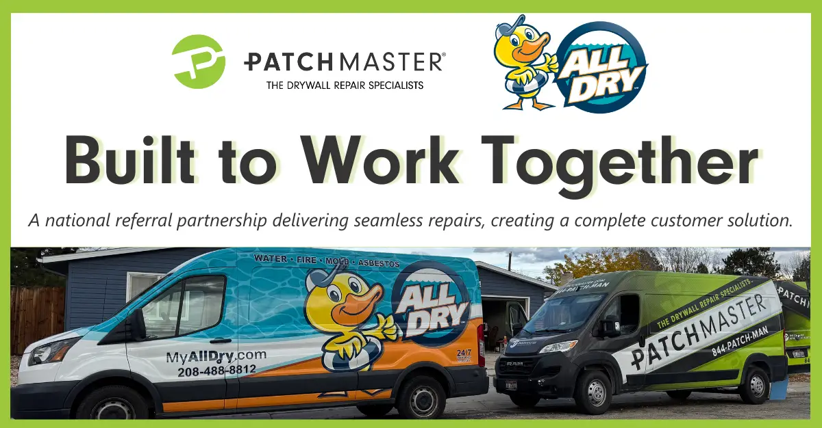 PatchMaster Announces Strategic Referral Partnership with All Dry ...